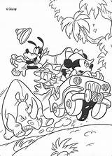 Coloriage Colorir Safari Micky Maus Ausmalbilder Miki Topolino Goofy Kleurplaten Racers Dingo Imprimer Myszka Kolorowanki Aventure Partent Malvorlage Coloriages Páginas sketch template