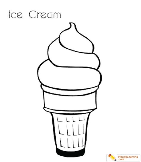 ice cream cone coloring page   ice cream cone coloring page
