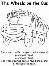 Bus Wheels Preschool Coloring School Pages Color Safety Printable Song Sheets Activities Buses Transportation Colouring Kindergarten Template Crafts Wheel Magic sketch template