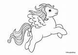 Mlp Pegasus Pony Little Lineart Coloring Deviantart Pages Horse Colouring Draw Tattoo Choose Board sketch template