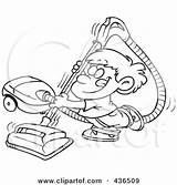 Vacuum Illustration Boy Line Using Happy Royalty Clipart Rf Toonaday Vacuuming Outline Cartoon Man sketch template
