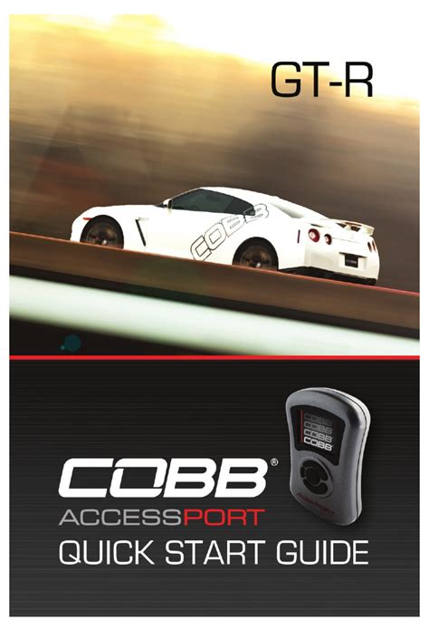 cobb accessport quick start manual   manualslib