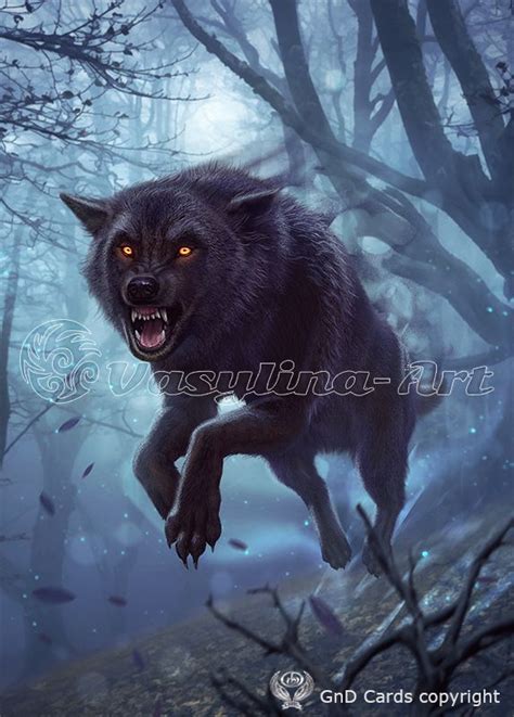 Wolf By Vasylina On Deviantart Wolf Magic The Gathering Howl At The
