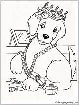 Frank Lisa Pages Coloring Dog Color sketch template