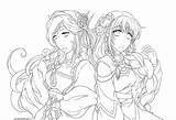 Zue Lineart Jia sketch template