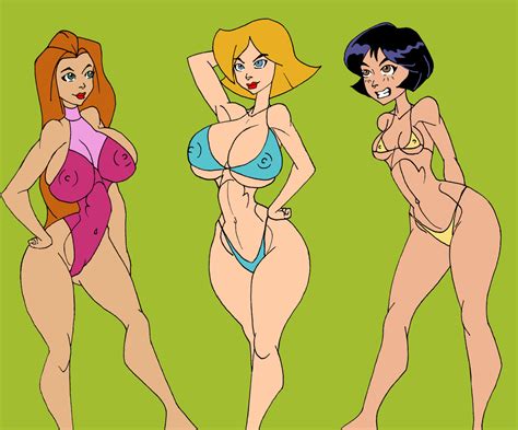 Rule 34 3girls Alex Totally Spies Arms Behind Back
