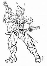 Genji Overwatch Coloring Pages Sentai Template sketch template