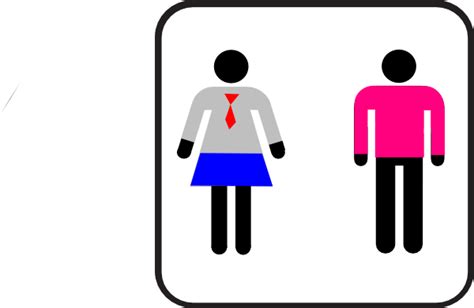 gender non confining bathroom people clip art at vector