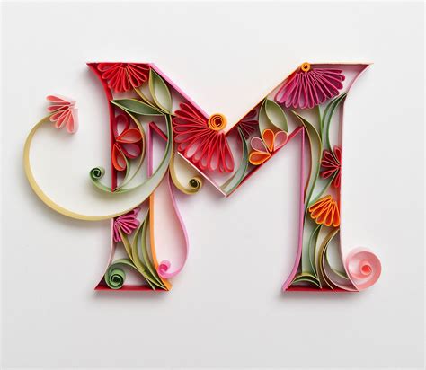 quilling template  letter  beautiful paper quilling letter
