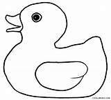 Duck Coloring Pages Rubber Printable Kids sketch template