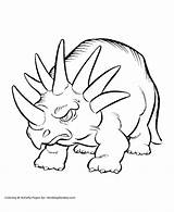 Dinosaur Coloring Pages Kids Dinosaurs Triceratops Book Land Paint Time Before Printable Cartoon Drawing Color Sketch Clipart Dino Popular Print sketch template