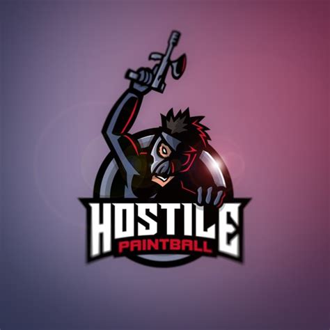 design  fun paintball team logo  hostile logo design contest