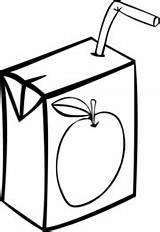 Drink Box Coloring Pages sketch template