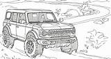 Ford Bronco Coloring Pages Releases Adults Five Year Old sketch template