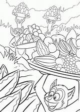Coloring Pages Madagascar Food Coloringpages1001 Movie Printables sketch template