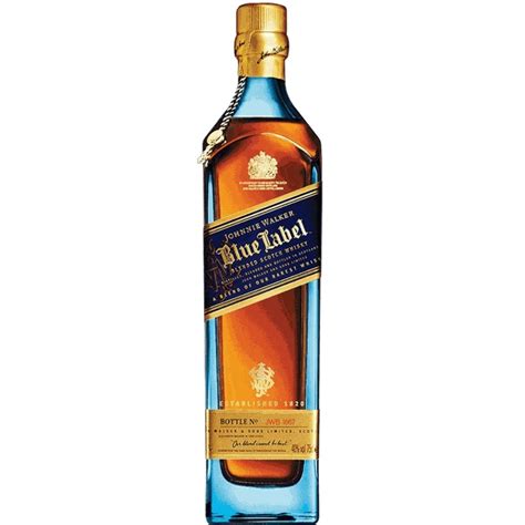 johnnie walker blue label blended scotch whisky ml elma wine liquor