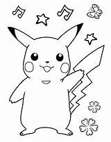Ausmalbilder Ausmalen Malvorlagen Drucken Vorlagen Pikachu Kostenlose Malvorlagentv Pokémon sketch template