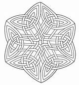 Celtic Coloring Mandala Pages Mandalas Knotwork Printable Simple Patterns Geometric Color Designs Kids Aesthetic Supercoloring Very Adults Knots Adult Colouring sketch template