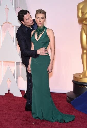 John Travolta Trying To Lob The Gob On Scarlett Johansson