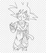 Coloring Goku Pages Comments sketch template