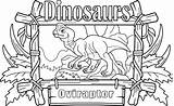 Oviraptor Prehistoric sketch template