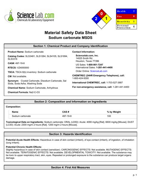 0 2 1 material safety data sheet