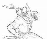 Iron Fist Coloring Pages Spider Sketch Drawing Superhero Marvel Tribal Capcom Template Vs Getdrawings Popular sketch template
