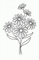 Daisy Flower Drawing Tumblr Coloring Easy Drawings Pages Flowers Kids Daisies Line Draw Tattoo Doodle Embroidery Yellow Pattern Petal Simple sketch template