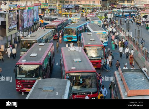 busy traffic   bus terminal kempegowda bus station  majestic bus