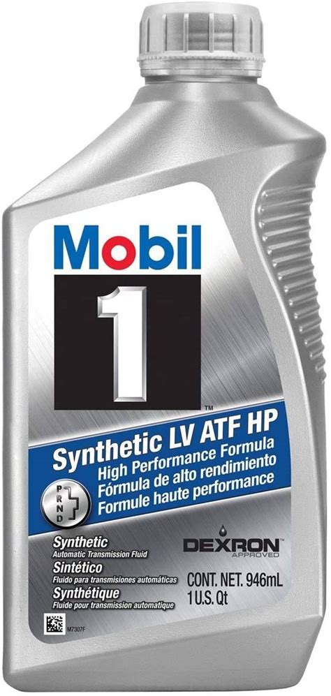 mobil  synthetic lv atf hp transmission fluid  quart