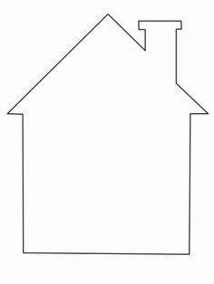 house coloring page house colouring pages shape coloring pages