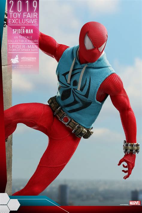 toy fair exclusive hot toys scarlet spider   order marvel toy news