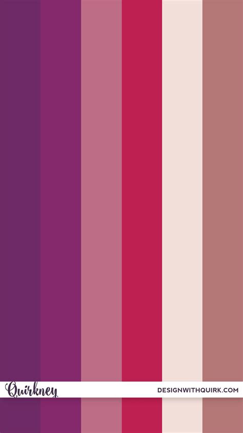 aïe 24 raisons pour color palette purple red looking for color
