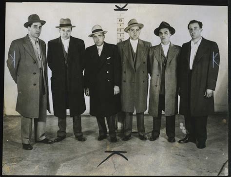 detroit mobsters gangsters purple gang original vintage photograph