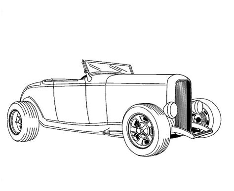 coloring hot rod images  pinterest coloring books