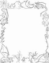 Coloring Border Flower Pages Borders Vector Getdrawings Holly Scroll Corner Certificate Frame Witch Frames Color Wixmp Api Da Getcolorings Witchy sketch template