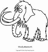 Woolly Mammoth Coloring Pages Color Drawing Wooly Getcolorings Paintingvalley sketch template