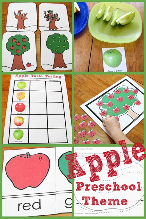 mommys  helper apple preschool theme