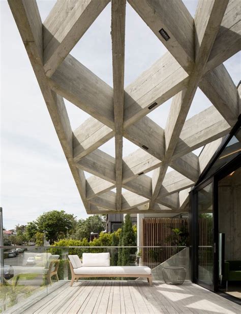 tonne concrete roof   winning home isnt oppressive house design architect