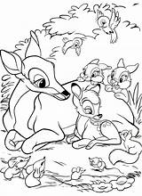 Bambi Mamma Personaggi Bosco Foresta Cartoni Walt Cartonionline Bambis Agli Giungla Disegnidacolorare sketch template