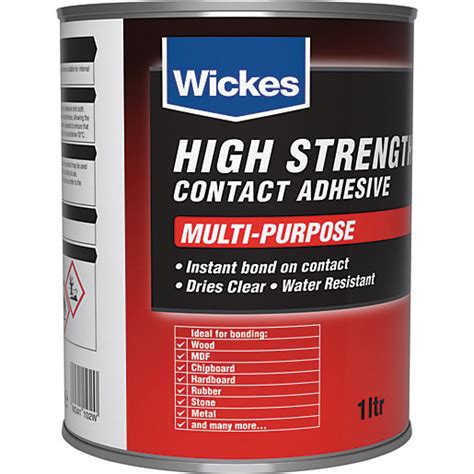 wickes high strength contact adhesive  wickescouk