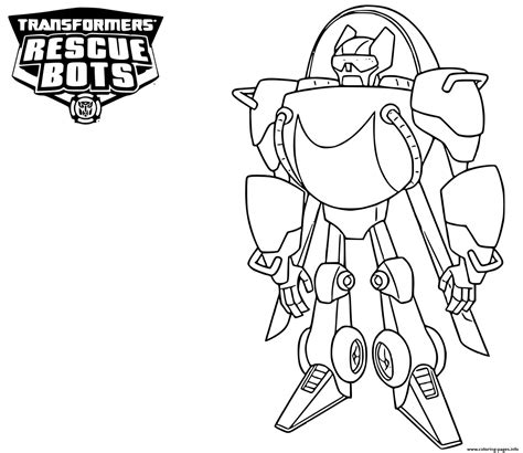 blade rescue bot printable coloring pages