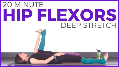 20 Minute Deep Stretch Yoga For Hip Flexors Sarah Beth Yoga Youtube