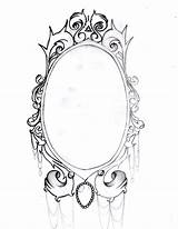 Mirror Drawing Vintage Frame Tattoo Mirrors Drawings Hand Frames Designs Held Deviantart Scary Old Rituals Stories Getdrawings Paintingvalley Oval Idea sketch template