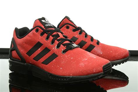adidas zx flux red galaxy sneakernewscom
