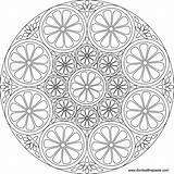 Coloring Mandala Pages Level Advanced Printable Library Clipart Book sketch template