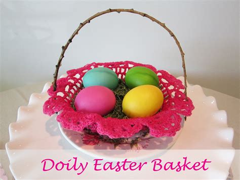 Doily Easter Basket