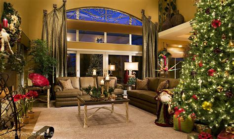 home living blog  christmas decorations   living room images
