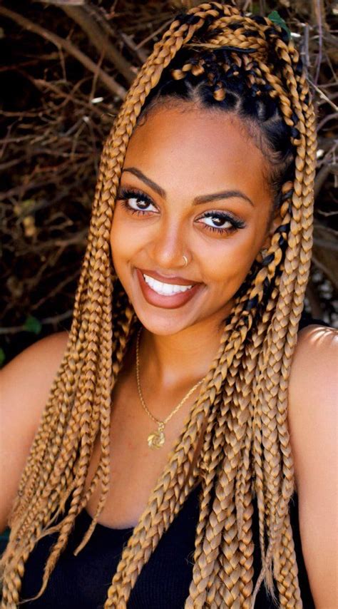 rn dopeethiopian blonde box braids box braids