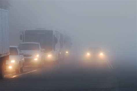 dangers  driving  freezing fog